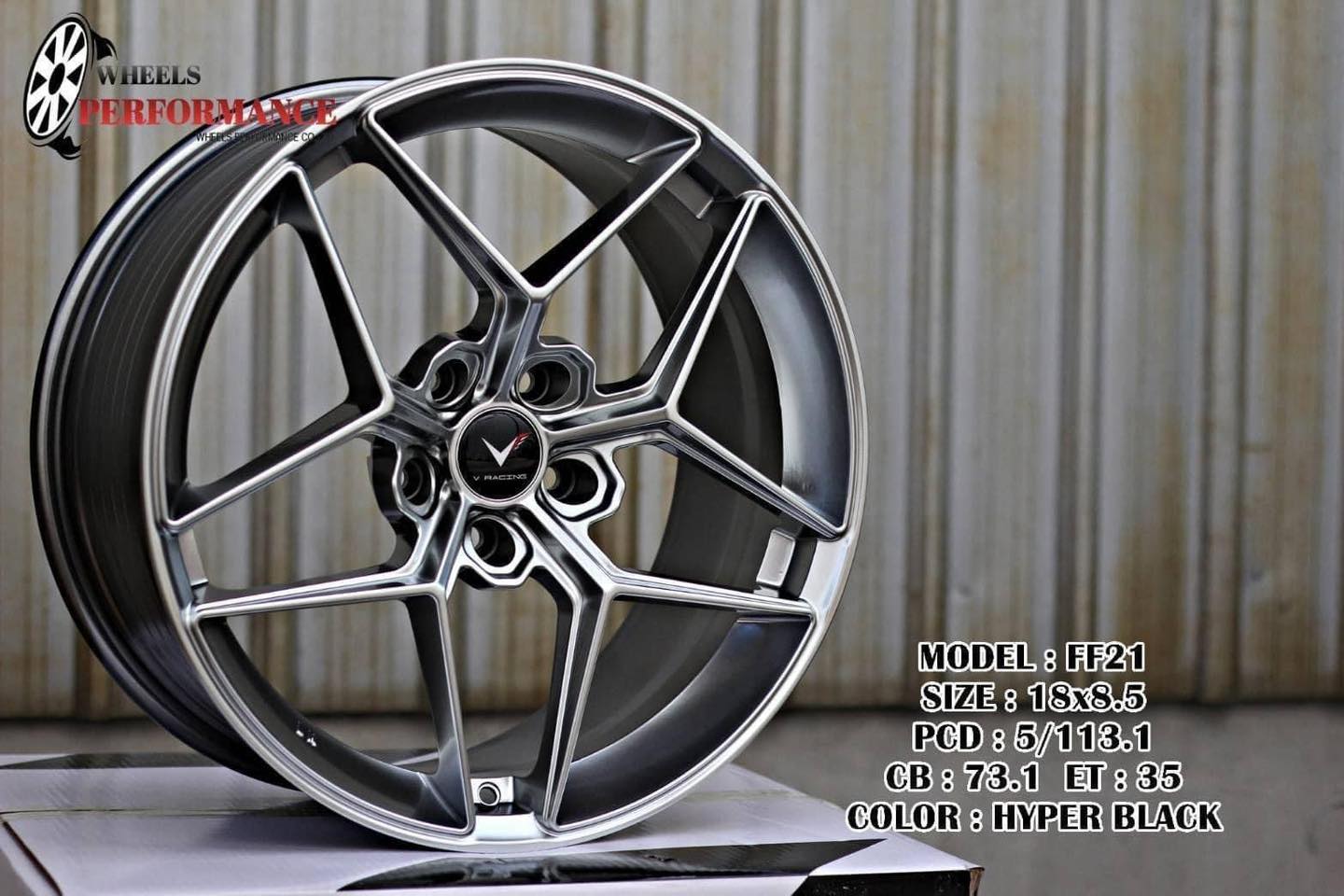ล้อ V-RACING (FLOWFROMING) ขอบ 18