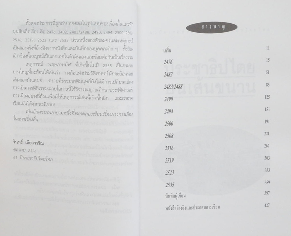 ประชาธิปไตยบนเยส้นขนาน