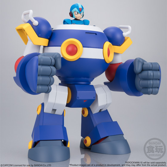 Mega Man Super Mini-Pla Rockman X3 Maga Armor Ride Armor Box of 2 Model Kits [RARE KIT][BANDAI]ร็อคแมน ไรด์อาเมอร์