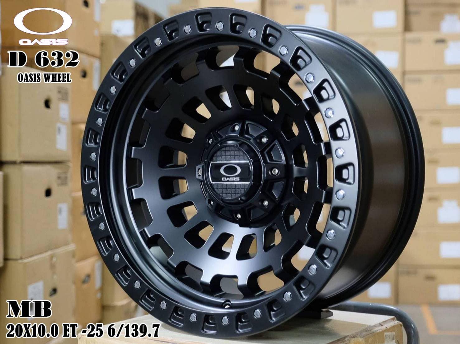 ล้อ Oasis Wheels D632 ขอบ 20 ออฟโรด