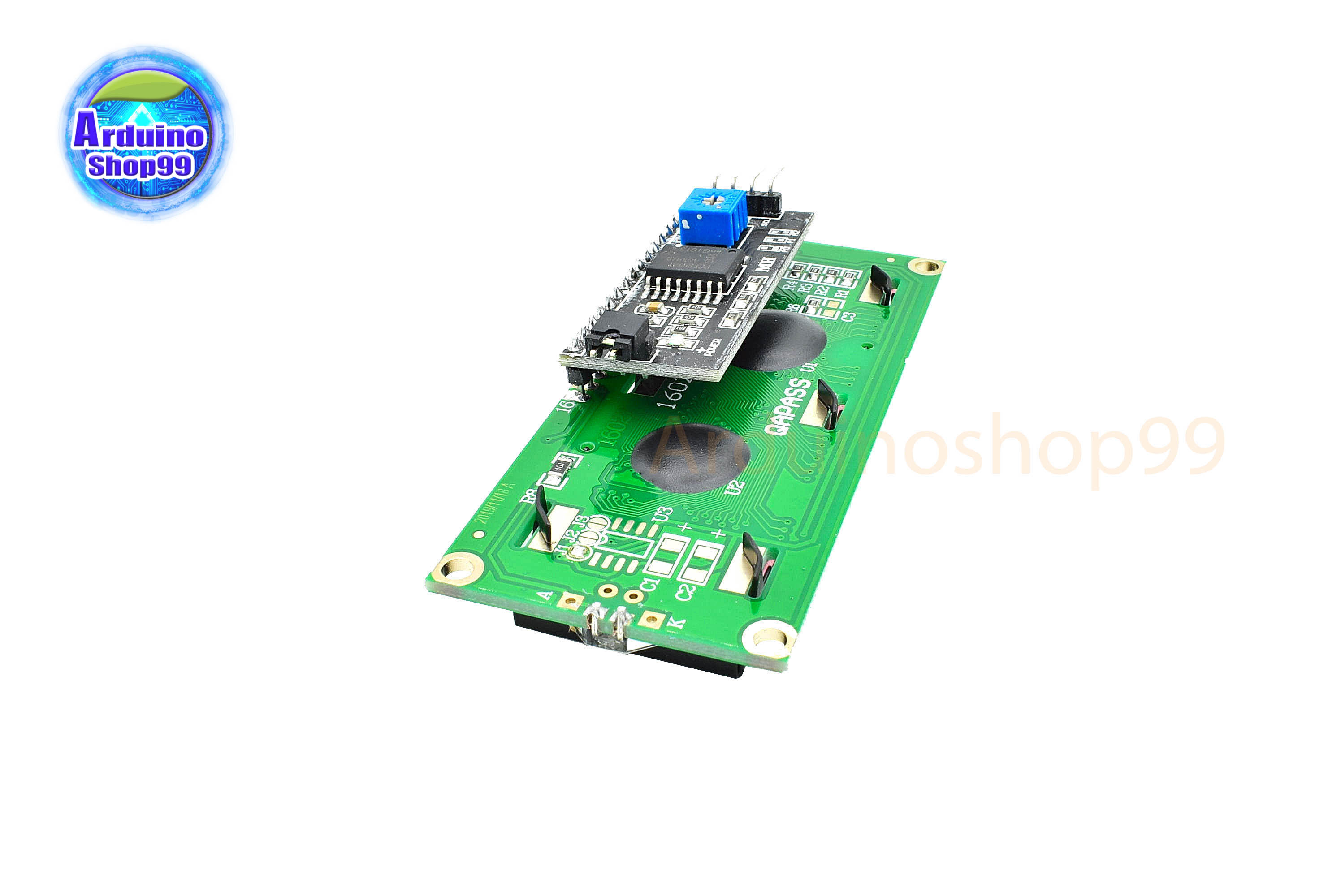 จอแสดงผล LCD1602(Blue Screen)16*2 พร้อม I2C interface