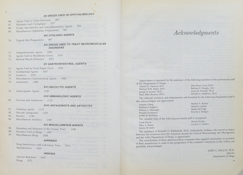 AMA DRUG EVALUATIONS