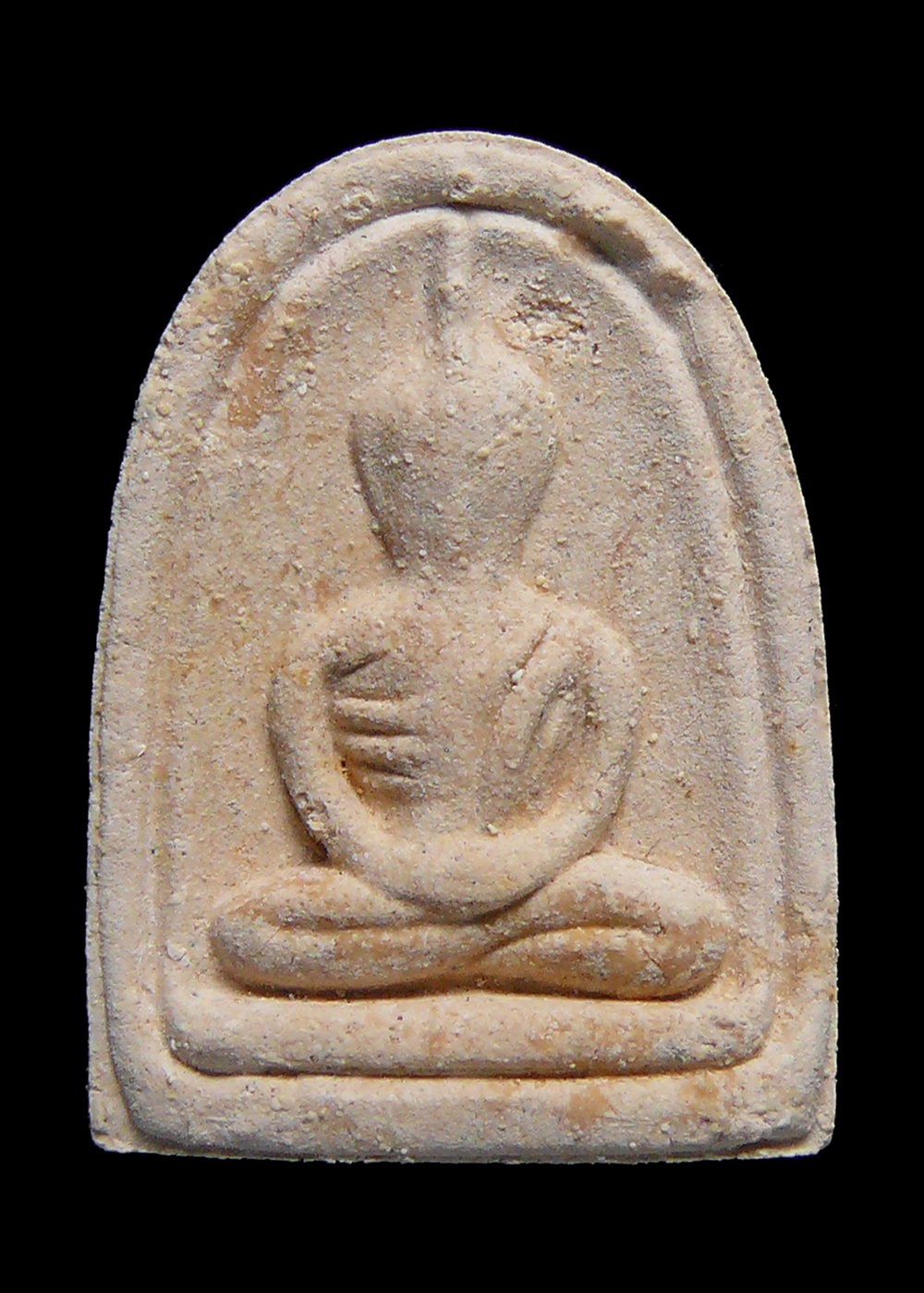 พระผงเล็บมือ หลวงปู่ผ่อง วัดคูหาสวรรค์วรวิหาร รุ่นบูรณะอุโบสถ ปี2537 พร้อมกล่อง