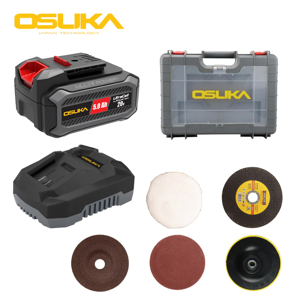 OSUKA OCAG746-P1 เครื่องเจียรไร้สาย 4" 20V พร้อมแบตx1