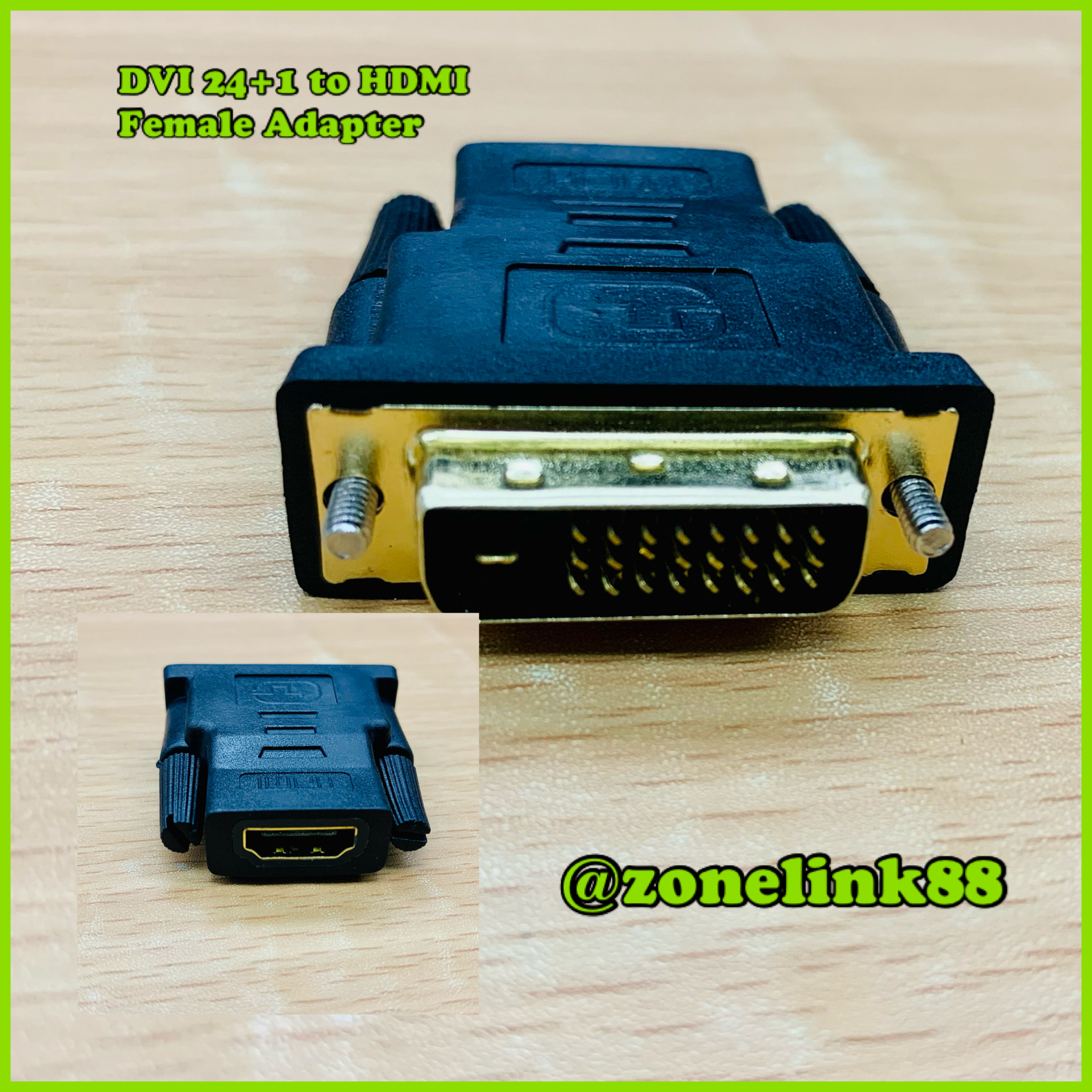 DVI (24+1) to HDMI Female Adapter