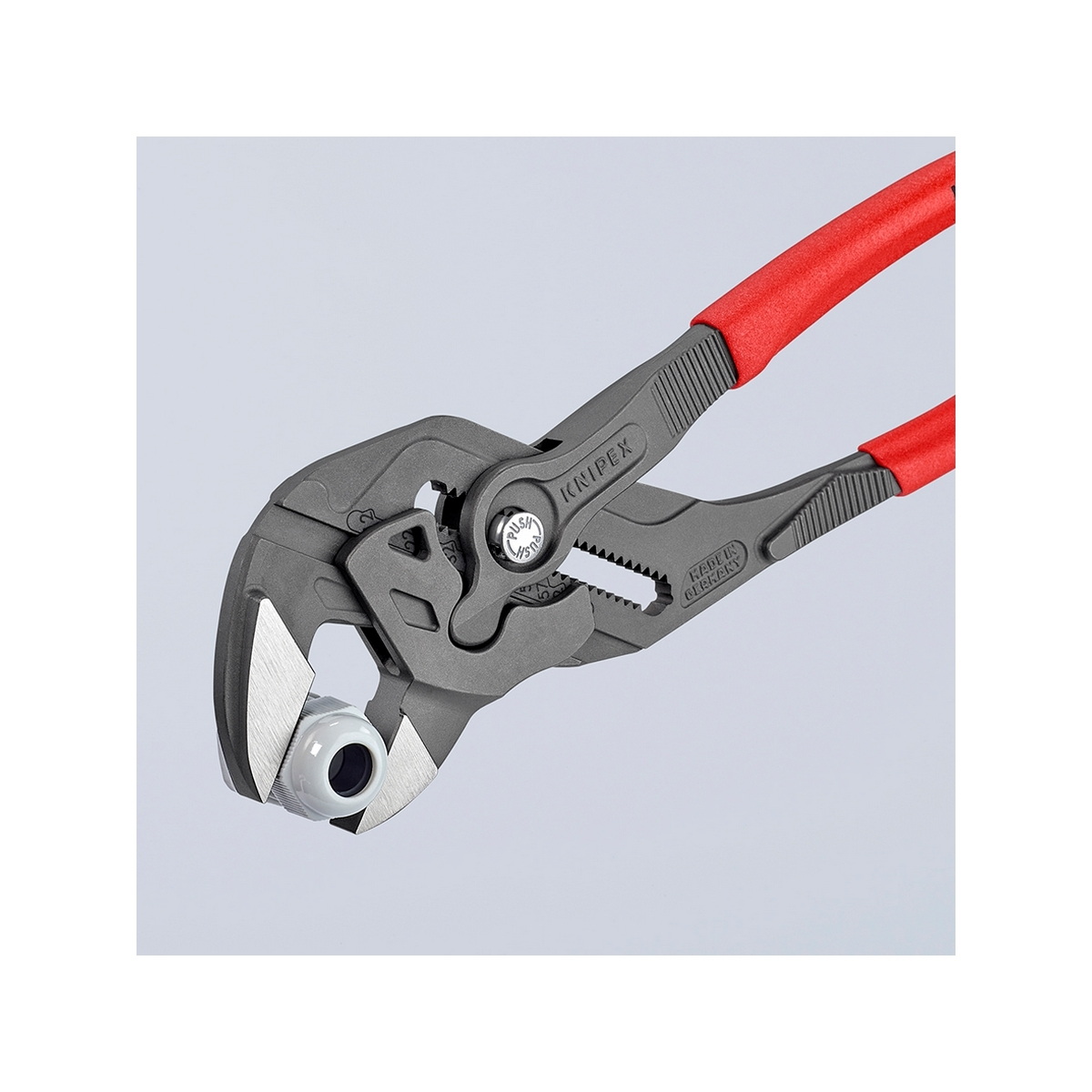 KNIPEX 86 01 300 คีมคอม้า ด้ามพลาสกันลื่น 300mm (12")