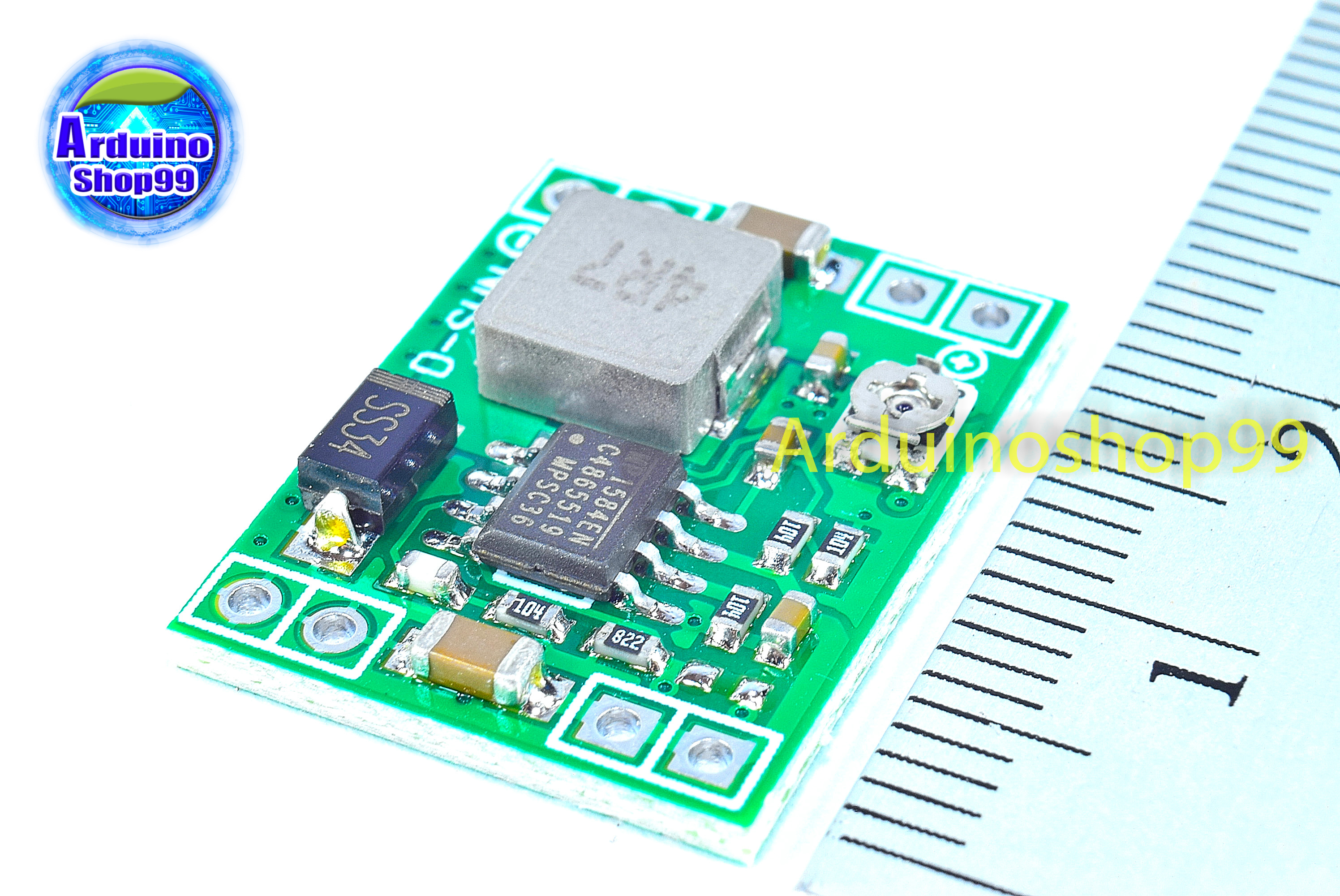 MP1584EN DC-DC Step-Down Power Module แปลงไฟจาก 4.5 - 28 Volt เป็น 0.8 - 20 Volt 3 Amp