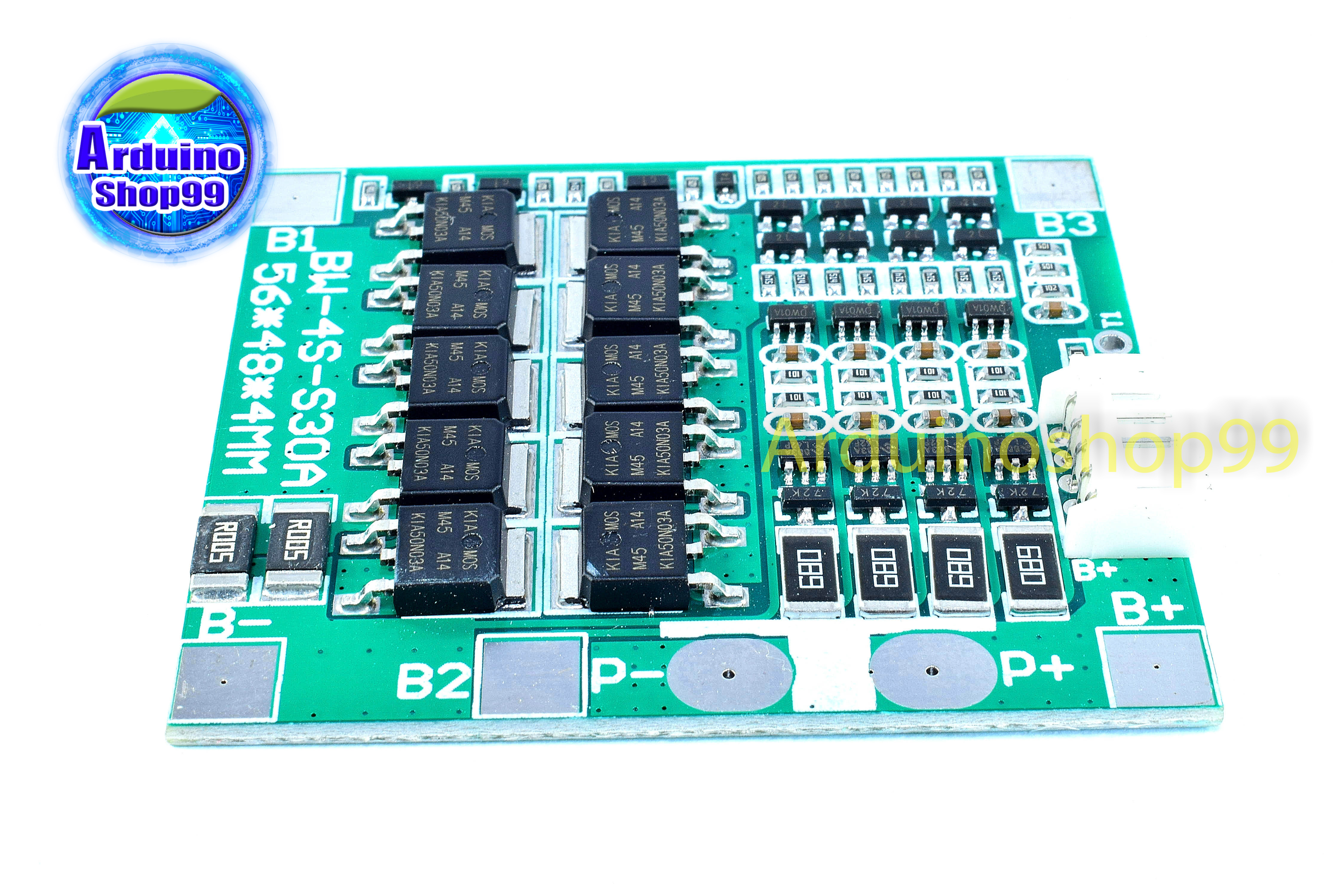 4S 14.8V 30A Protection board discharge belt equalization 18650 battery protection board