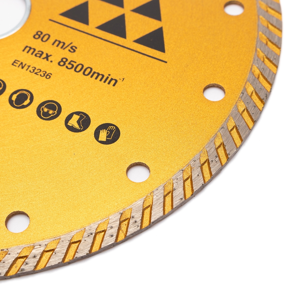 MAKITA A-84165 ใบเพชร 7" แห้ง ก้างปลา-ทอง