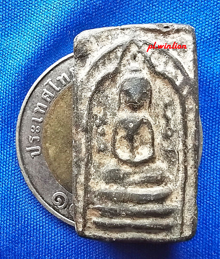 พระกรุวัดนก พิมพ์ใหญ่ข้างอุ เนื้อผงใบลาน จ.อ่างทอง