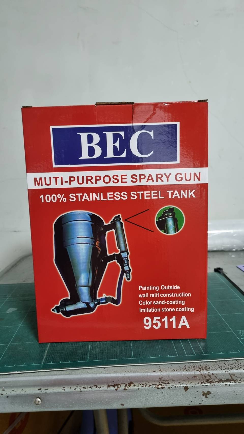 ฺBEC 9511A กาพ่นทรายสแตนเลส 4,6,8mm