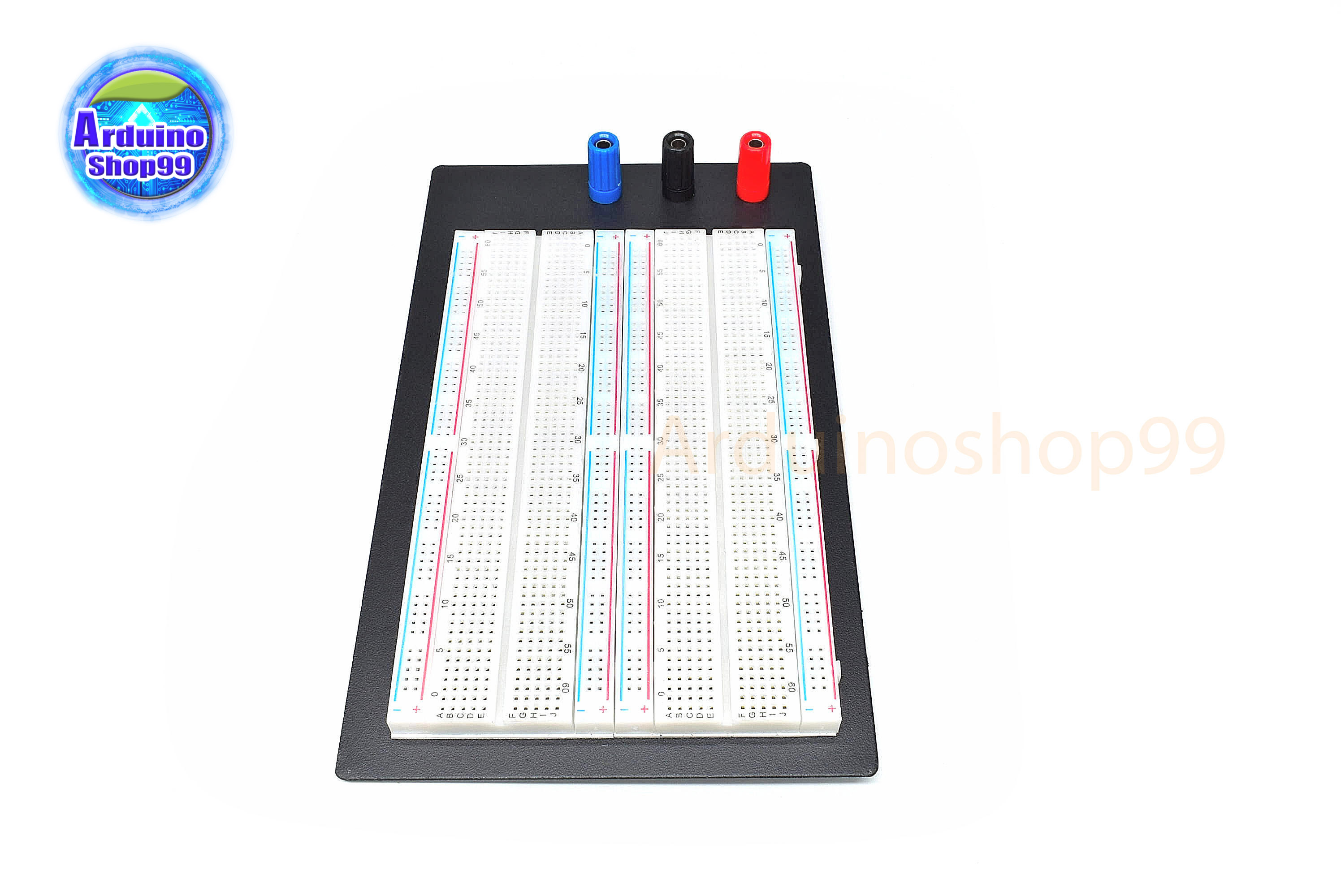บอร์ดทดลองวงจร ZY-204 ขนาด 1660 ช่อง Protoboard Breadboard 1660 holes