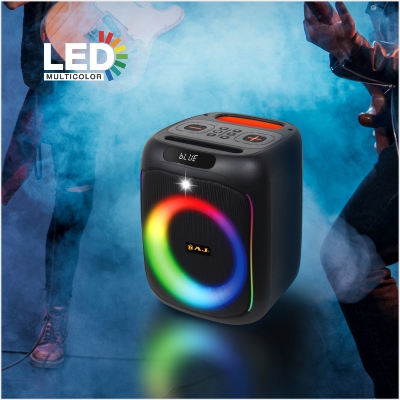 AJ ลำโพงบลูทูธ รุ่น X65 กำลังขับ 60วัตต์ แถมไมค์ลอย ลำโพงพกพา รับประกัน 1 ปี Bluetooth speaker 60W