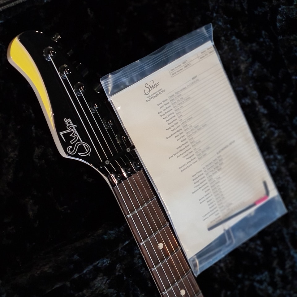 (USED) Suhr J Select Classic S FRT สี Yellow Lemon Freeze ปี 2019