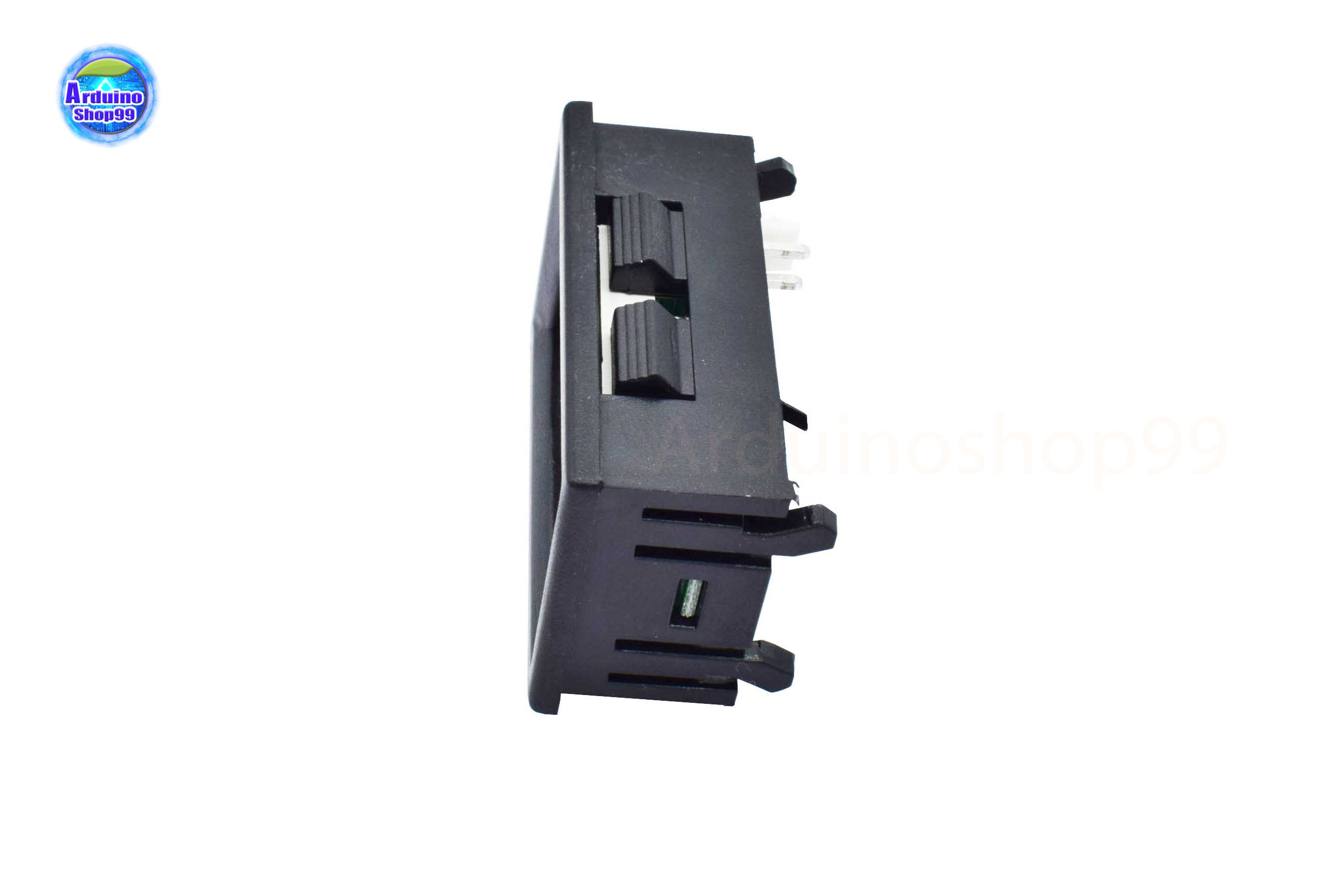 จอแสดงผล ค่าโวลต์ - ค่าแอมป์ ( DC 0-100V 10A )Dual Display Digital Voltage and Current Meter(สีแดง)