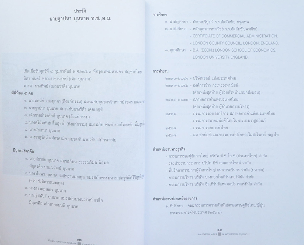 นายฐาปนา บุนนาค (การสมาคม) (ขายตามสภาพ)