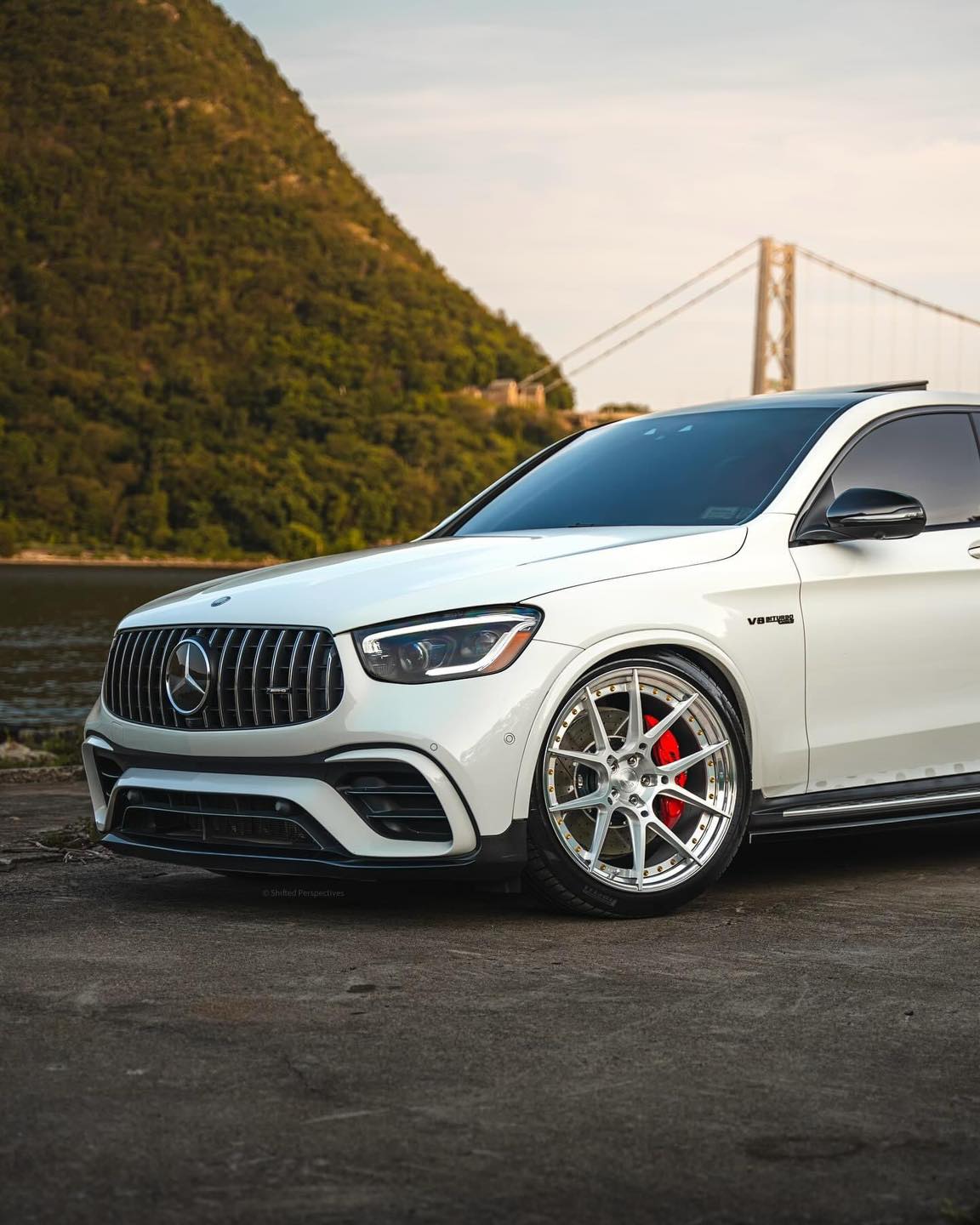 ล้อ BC Forged แบรนด์ดัง ระดับโลก รุ่น HCA165S ติดตั้งรถ Mercedes Benz GLC63 AMG •
