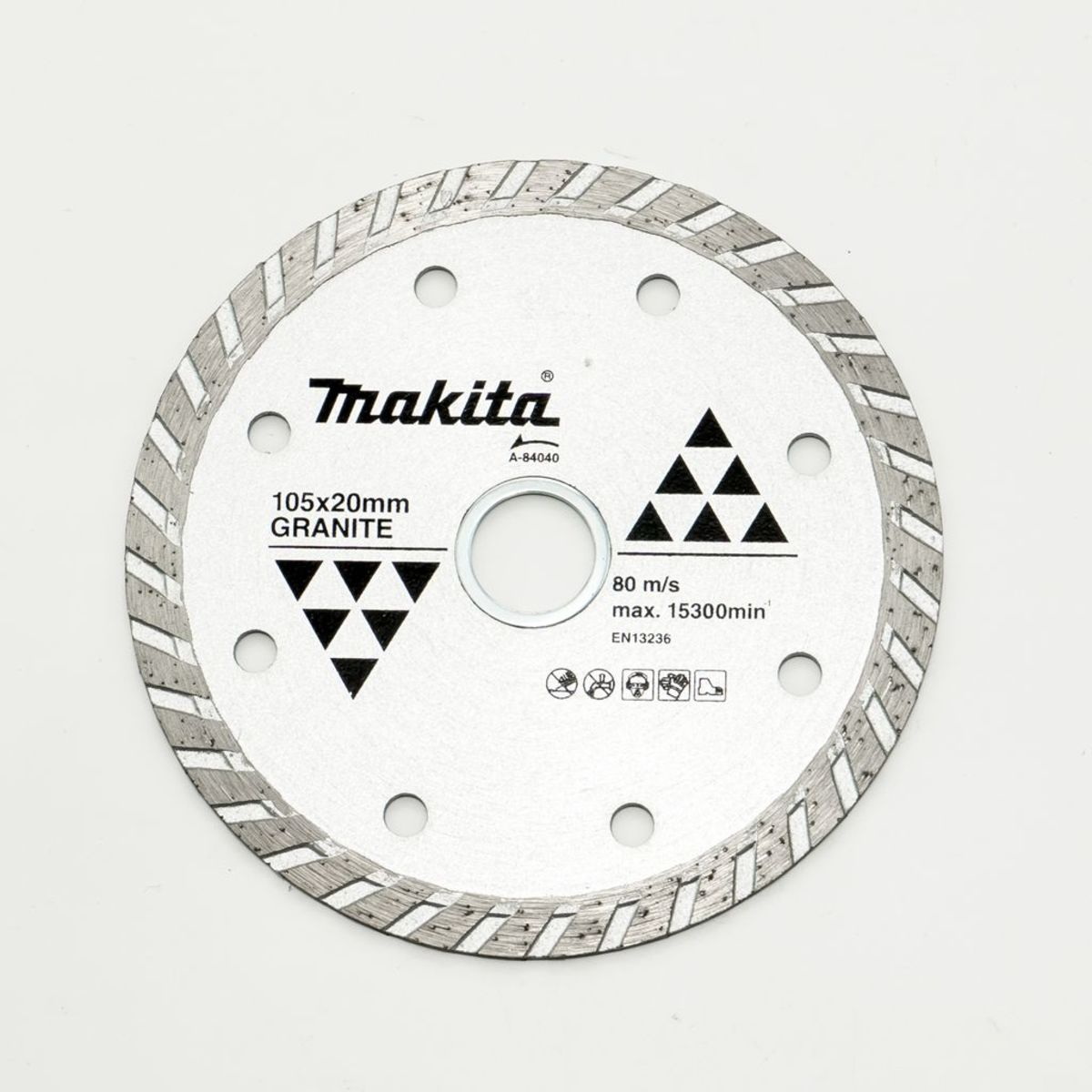 MAKITA A-84040 ใบเพชร 4"x2mm แห้ง ก้างปลา-เงิน คอนกรีต,กระเบื้อง,หินอ่อน,หินแกรนิต