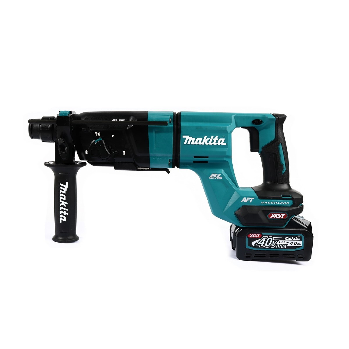 MAKITA HR007GM201 สว่านโรตารี่ไร้สาย 28mm SDS-Plus เปลี่ยนหัว 40V BL4040x2+DC40RA