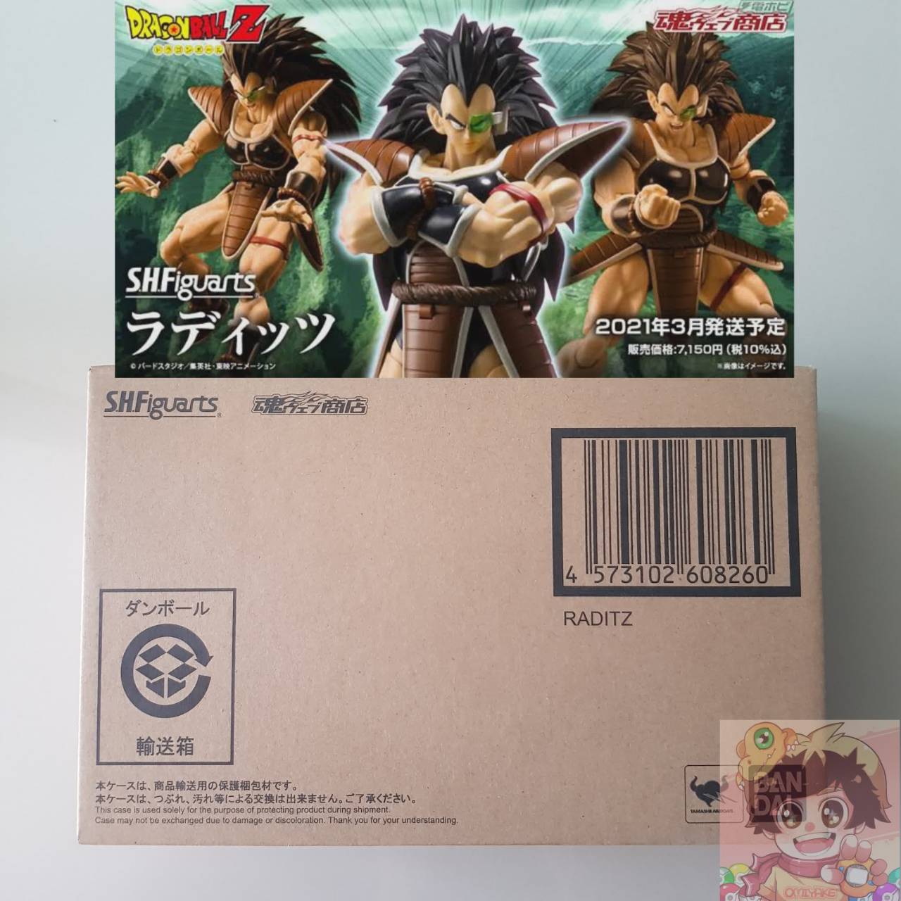 S.H.Figuarts(SHF) - DRAGON BALL RADITZ[BANDAI]ดราก้อนบอล ราดิช พี่ชายของซุน โกคู