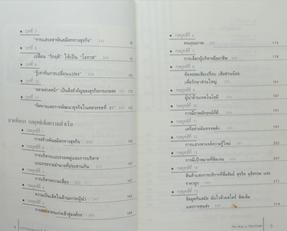 หนทางแห่งความสำเร็จ The Way to Success