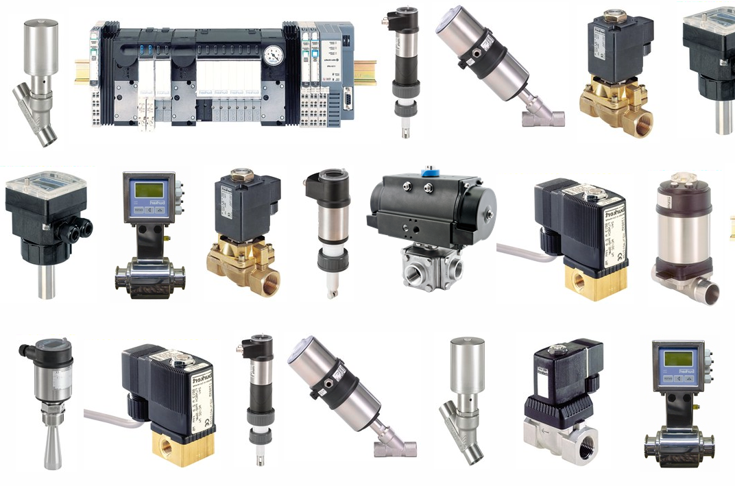 Burkert, Valve , Solenoid valve, air flow controller, microfluidic valves, mass flow, filtration, sensor, transmitters,electromotive, pneumatics
