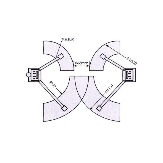 OKURA SYJ-4028 ลิฟท์ยกรถ แบบ 2 เสาคานล่าง 4TON