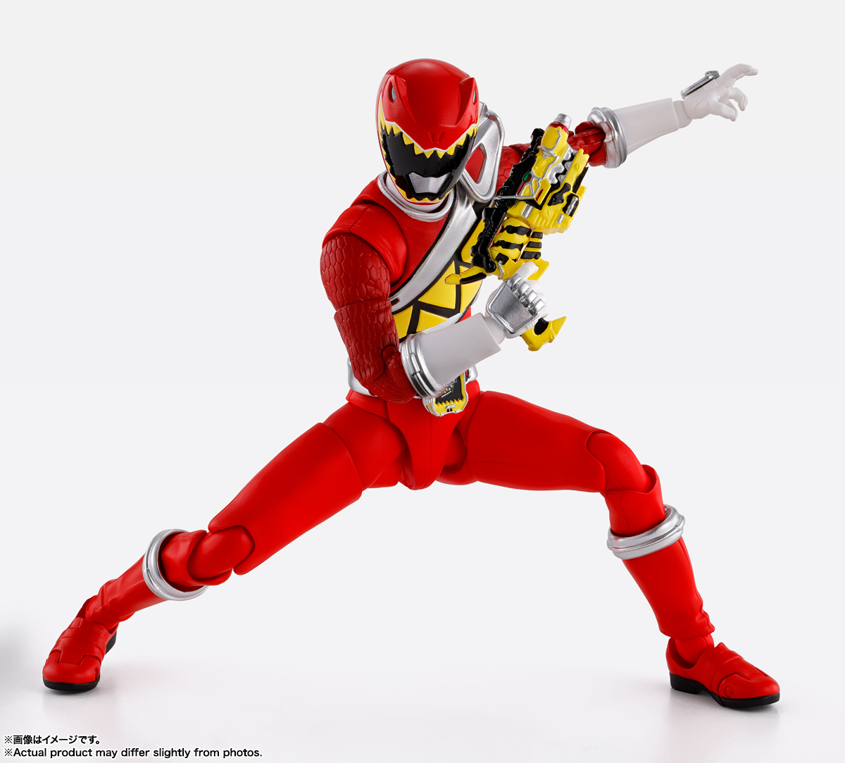S.H.FIGUARTS(SHINKOCCHOU SEIHOU)Zyuden Sentai Kyoryuger - KYORYU RED(Daigo Kiryu) Ver 2.0[BANDAI]ขบวนการผู้กล้าไดโนเสาร์ เคียวริวเจอร์ เคียวริวเรด ไดโกะ คิริว[LOT JP]