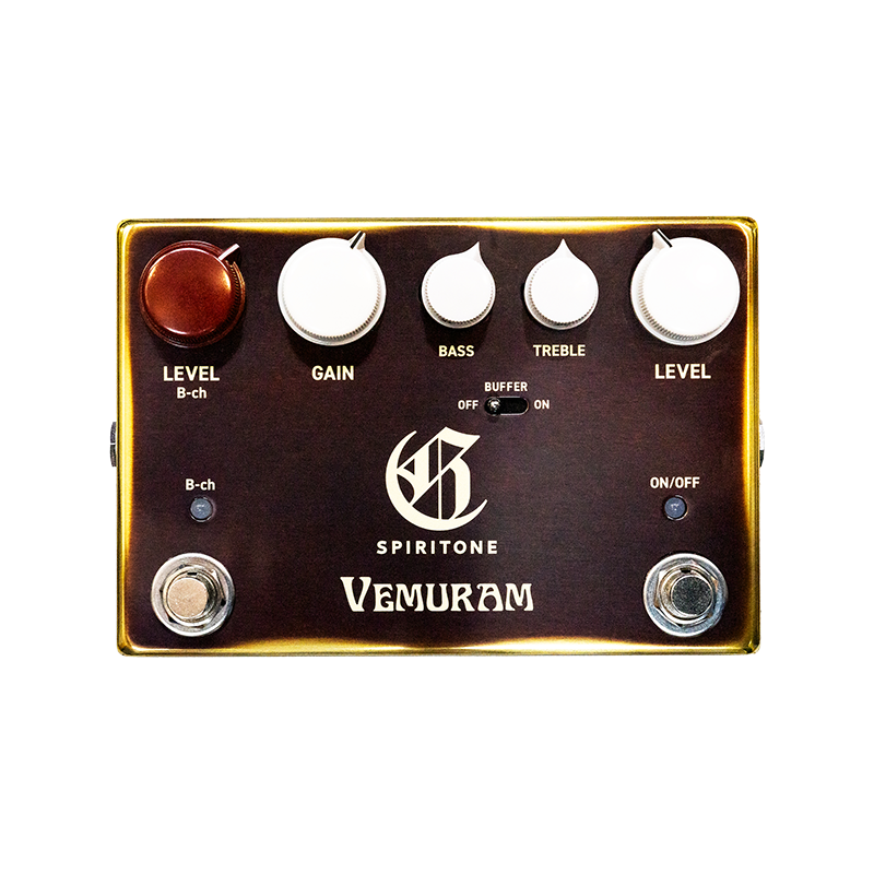 VEMURAM "SPIRITONE" OVERDRIVE Pedal *NEW* Char Signature