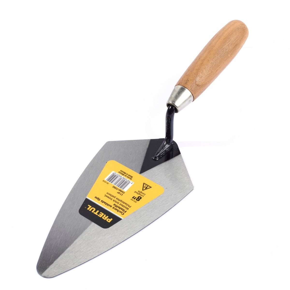 PRETUL 21052 รุ่น CT-8P เกียงเหล็กฉาบปูนสามเหลี่ยม 8"