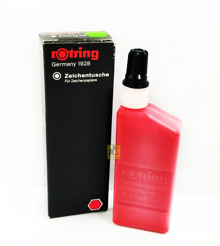 น้ำหมึกขวด rotring 23 มล. #สีแดง