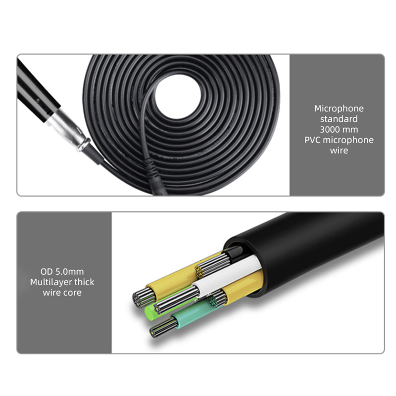 d-power ไมค์โครโฟนแบบมีสาย รุ่น MC-01 คุณภาพดี สายยาว 3 เมตร ขั้วต่อเเบบ 3-pin XLR ใช้ได้กับลำโพงทุกรุ่น รับประกัน 1 ปี