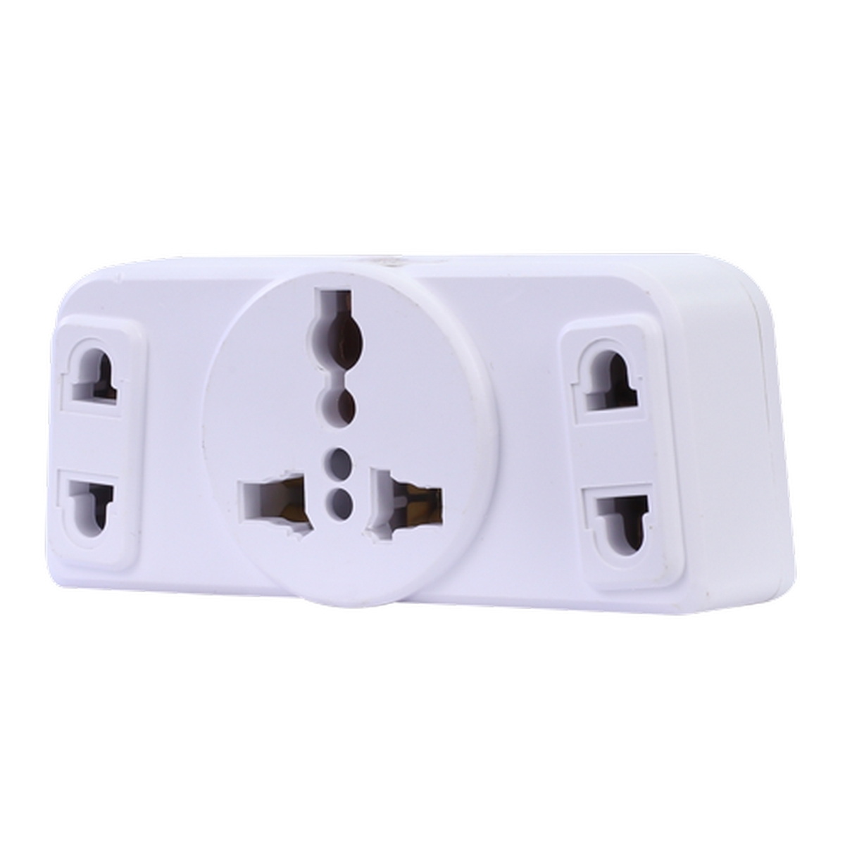 TOSHINO FW-3 ปลั๊กแปลง 3 ช่อง 2 ขาแบน 10A/2200W (มีฟิวส์)