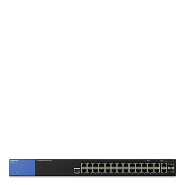 Business LGS528 24-Port Gigabit Managed Switch + 2x Gigabit Ethernet + 2x Gigabit SFP/RJ45 Combo Ports
