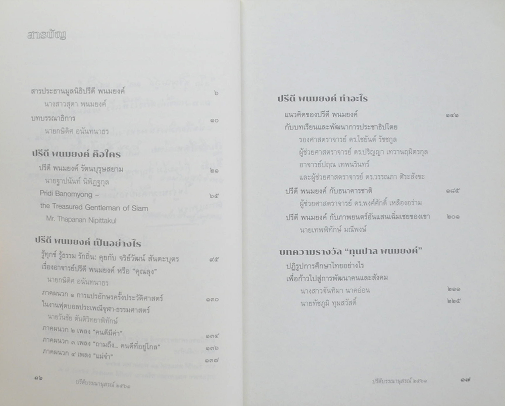 ปรีดีบรรณานุสรณ์ 2561