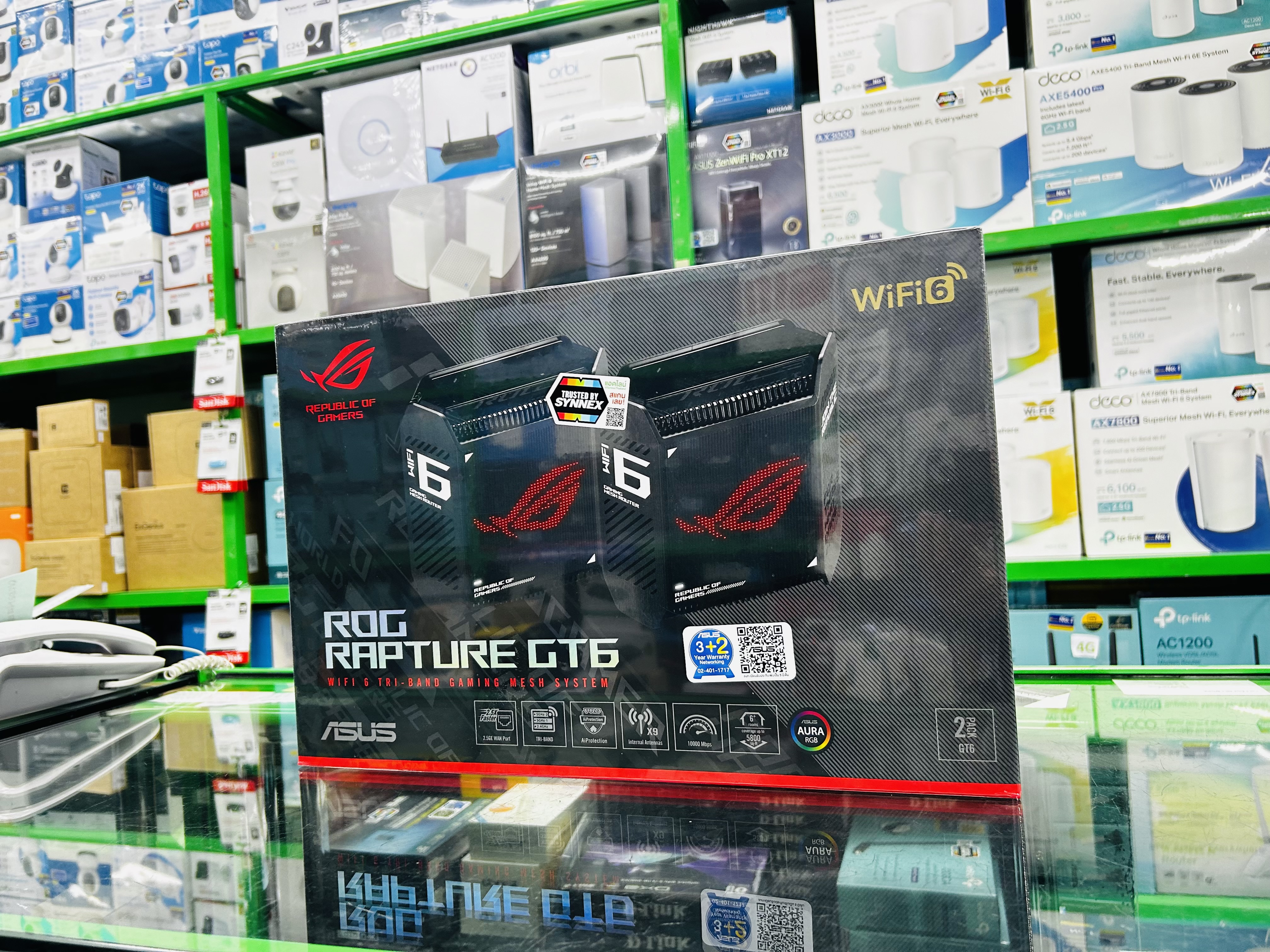 ASUS Network ROG Rapture GT6 Black (Pack2)