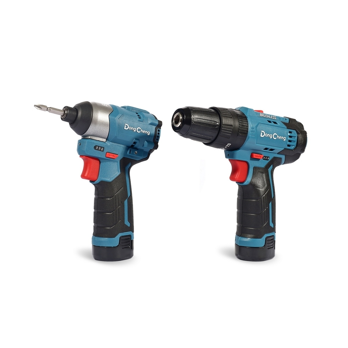 Dong Cheng DCKIT25-EK ชุด COMBO DCJZ23-10i สว่านกระแทก+DCPL04-8 DCPL04-8 ไขควงกระแทก 12V