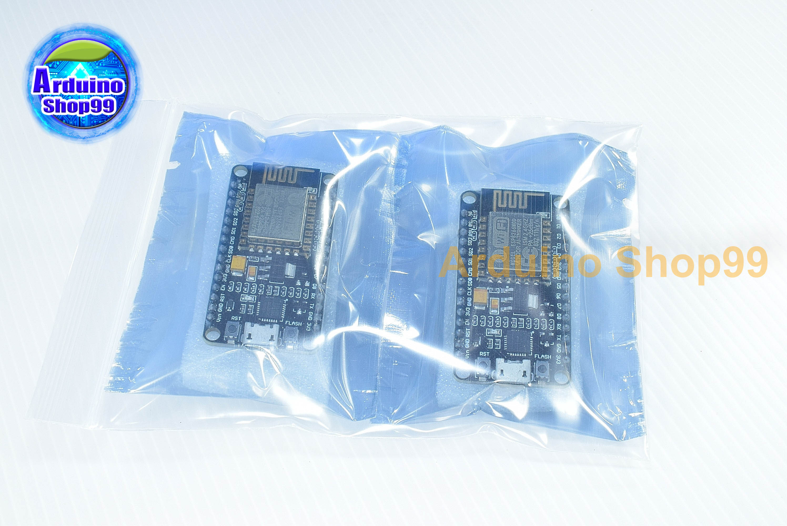 1 ชุด จำนวน 2 ตัว NodeMcu ESP8266-12E V2 CP2102