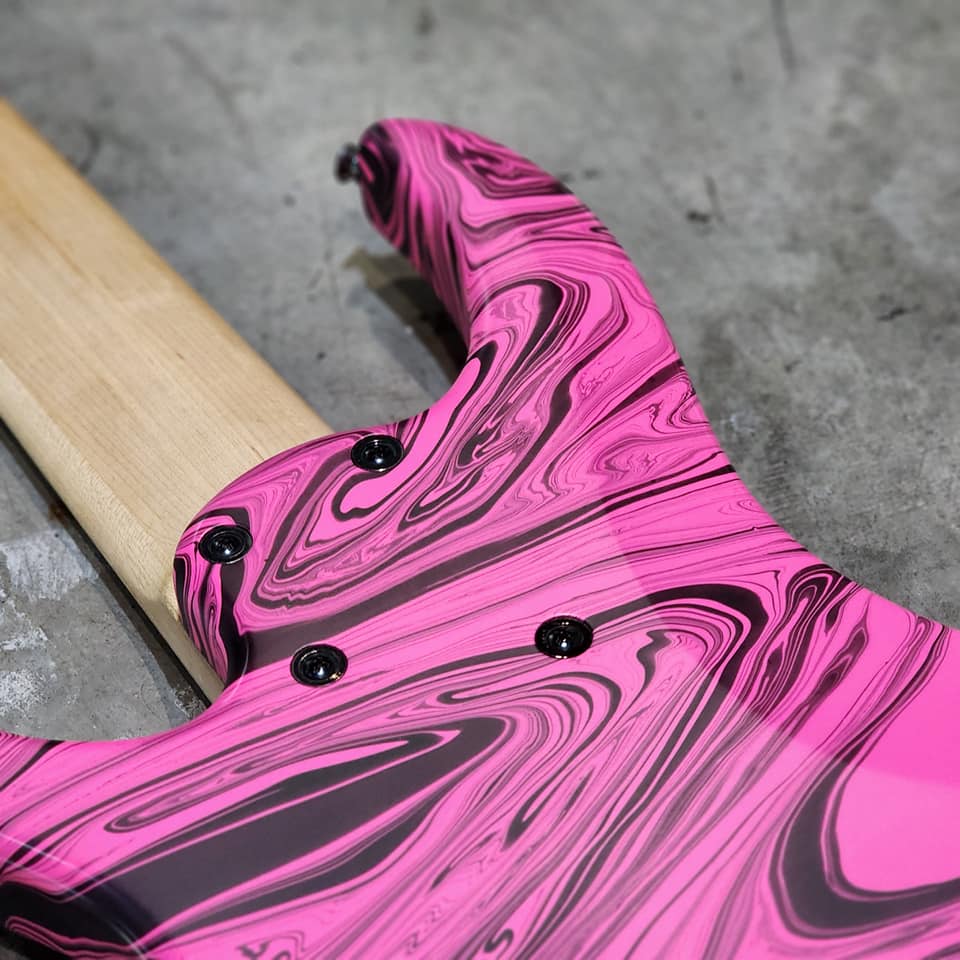 (USED) DINGWALL NG3-6 "Adam Nolly Getgood" Signature Pink Swirled Limited Edition 2021