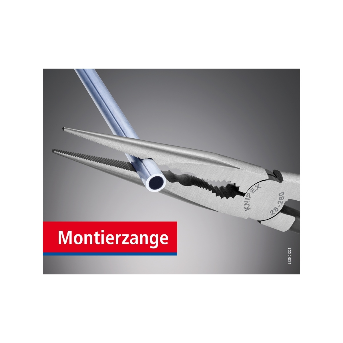 KNIPEX 28 71 280 คีมปากแหลมคอยาวพิเศษ ปากตรง 280mm (11")