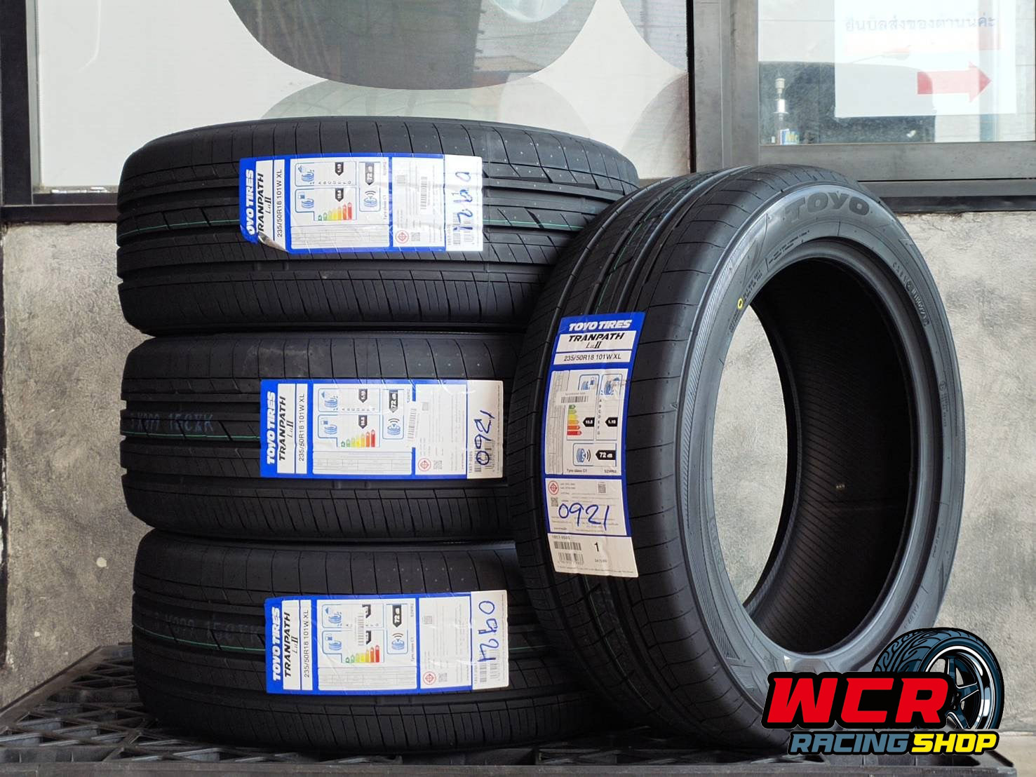 ยาง TOYO TRANPAHT LU II ขนาดยาง 235/50R18