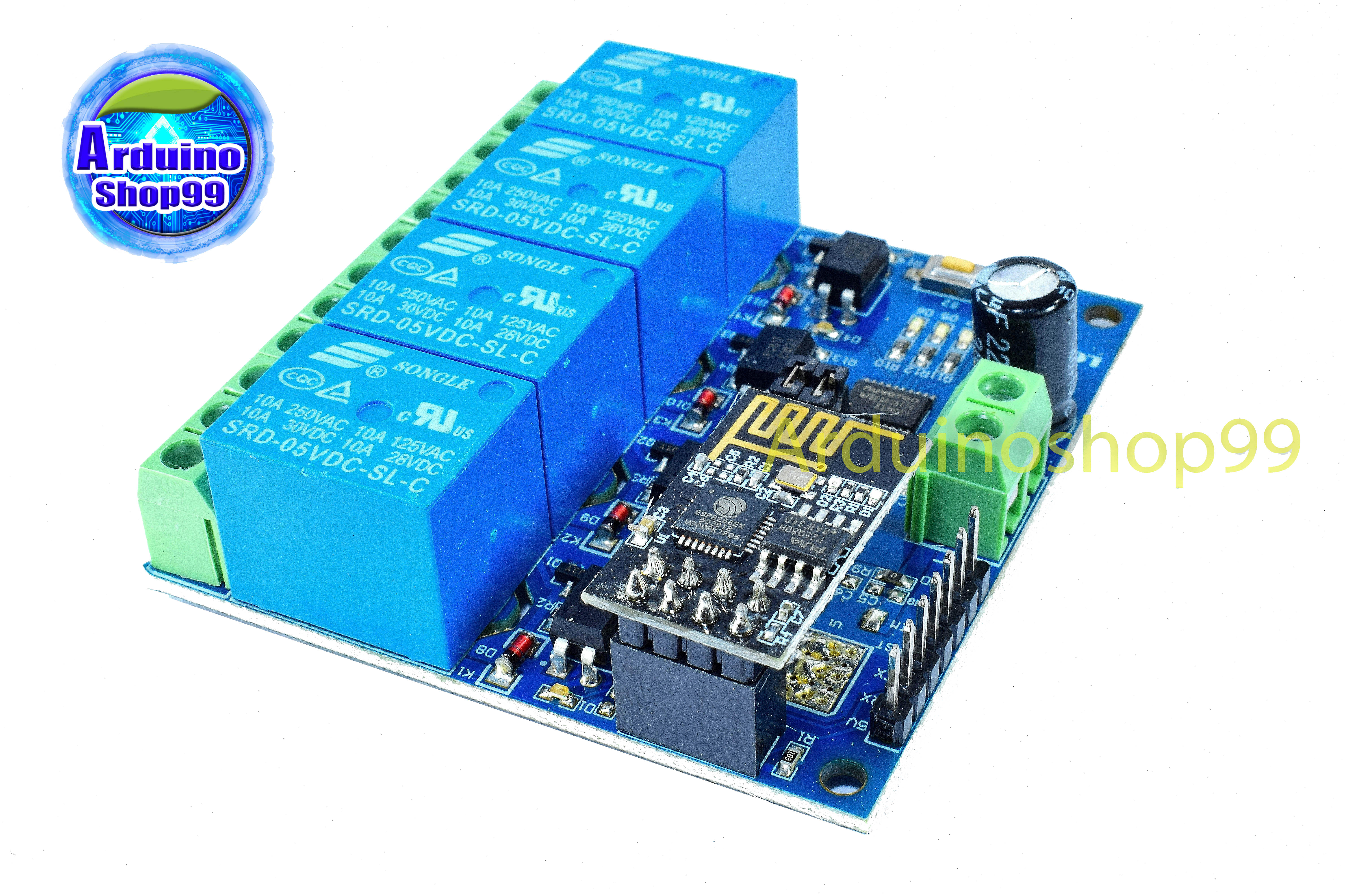 ESP8266 relay 5V 4 Channel 10 A WiFi IoT smart home