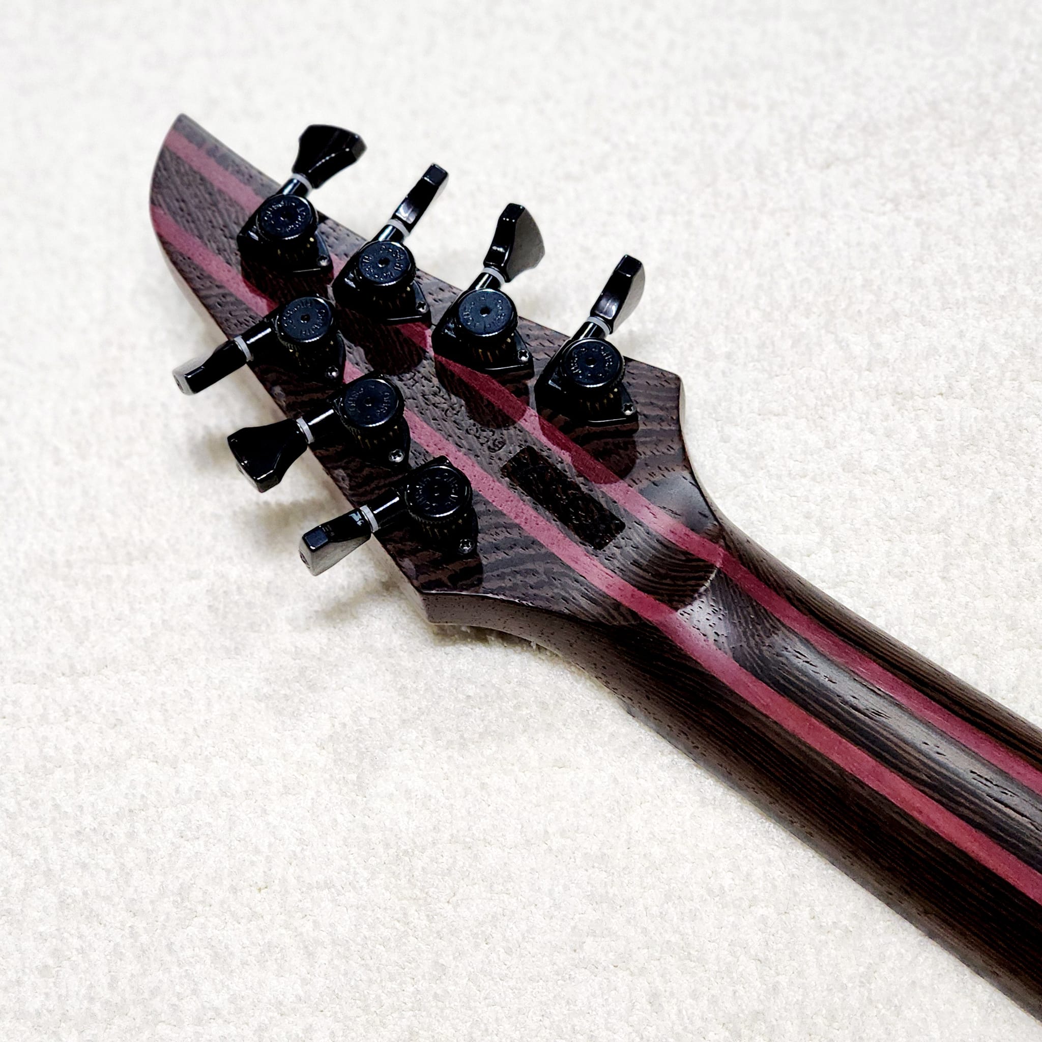 (USEDl MAYONES DUVELL ELITE 7 - TRANS NATURAL BLACK BURST MATT