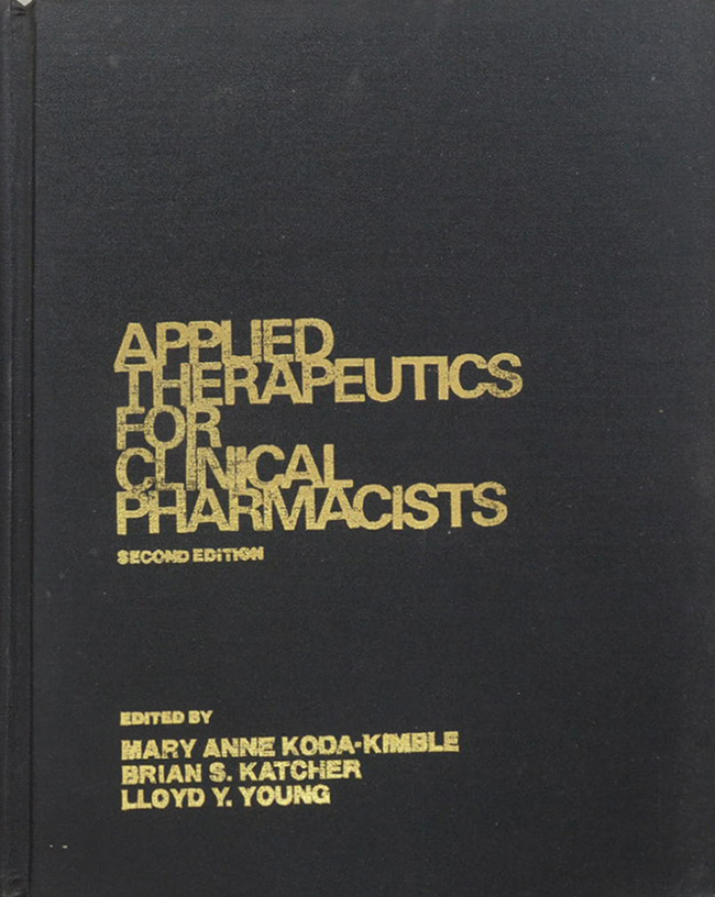 APPLIED THERAPEUTICS FOR CLINICAL PHARMACISTS