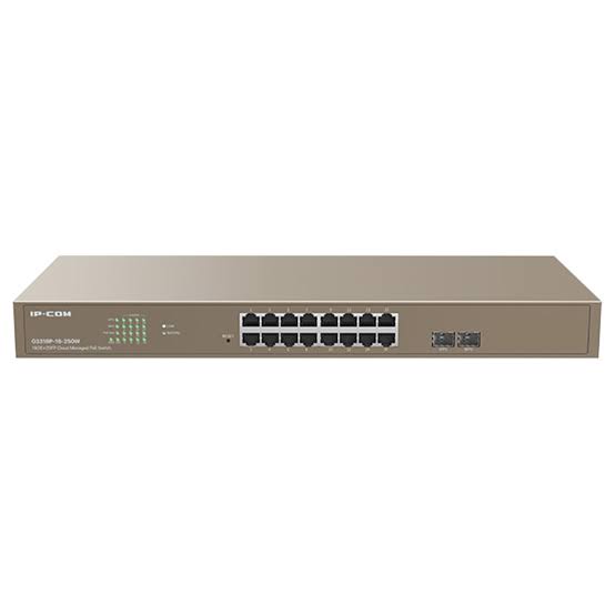 G3318P-16-250W 16GE+2SFP Cloud Managed PoE Switch