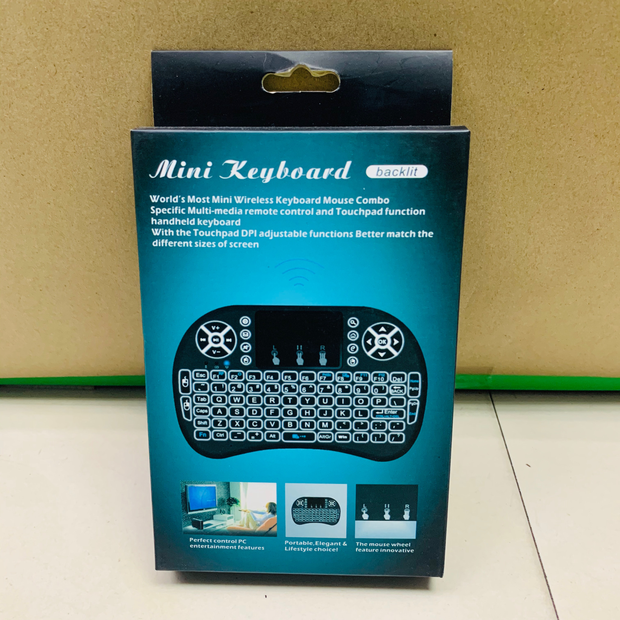 2.4Ghz Mini Wireless Backlit Touchpad Keyboard And Mouse For Android Smart TV Box And PC