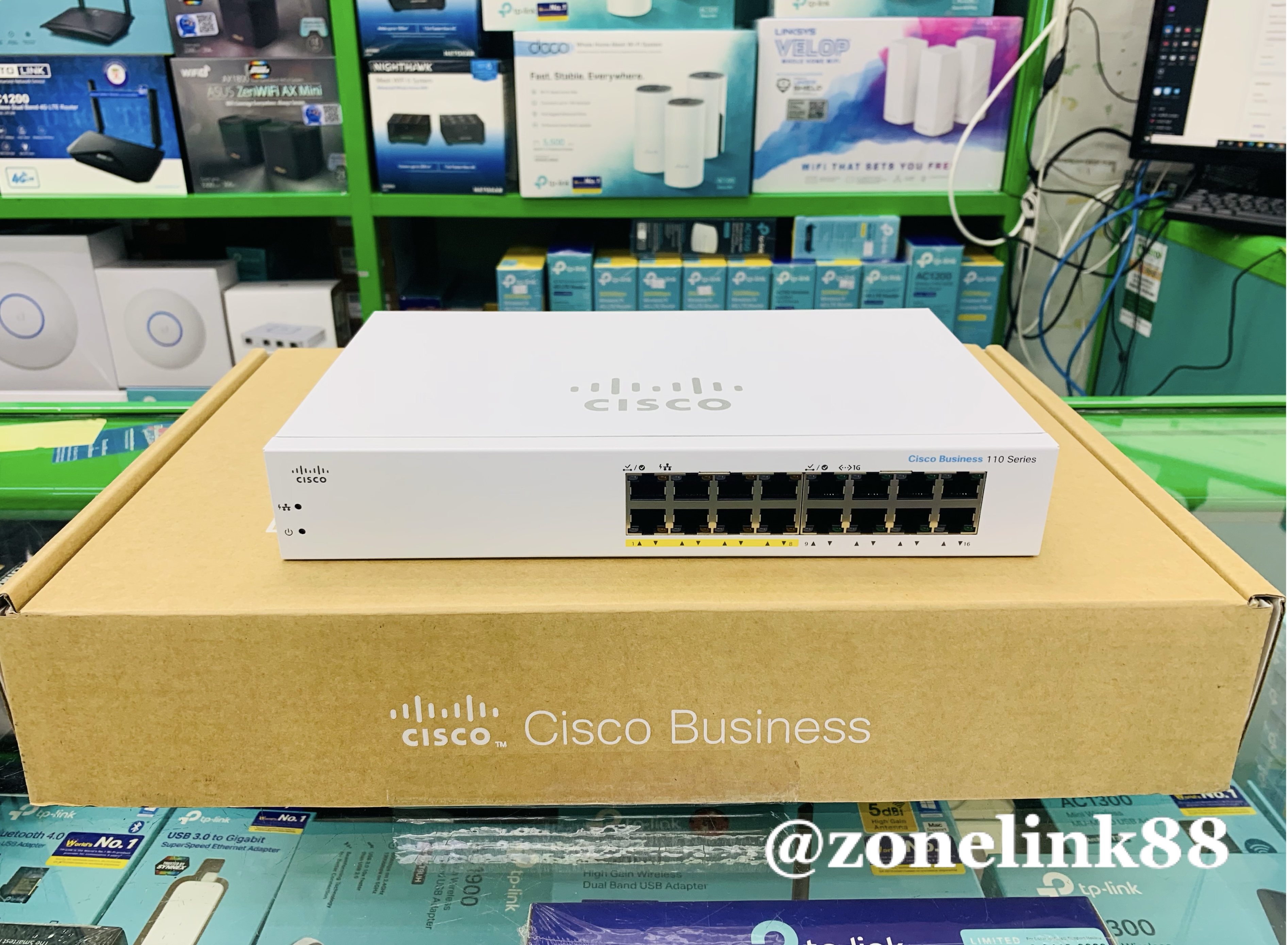 Cisco CBS110-16PP-EU 16-Port Gigabit PoE Switch
