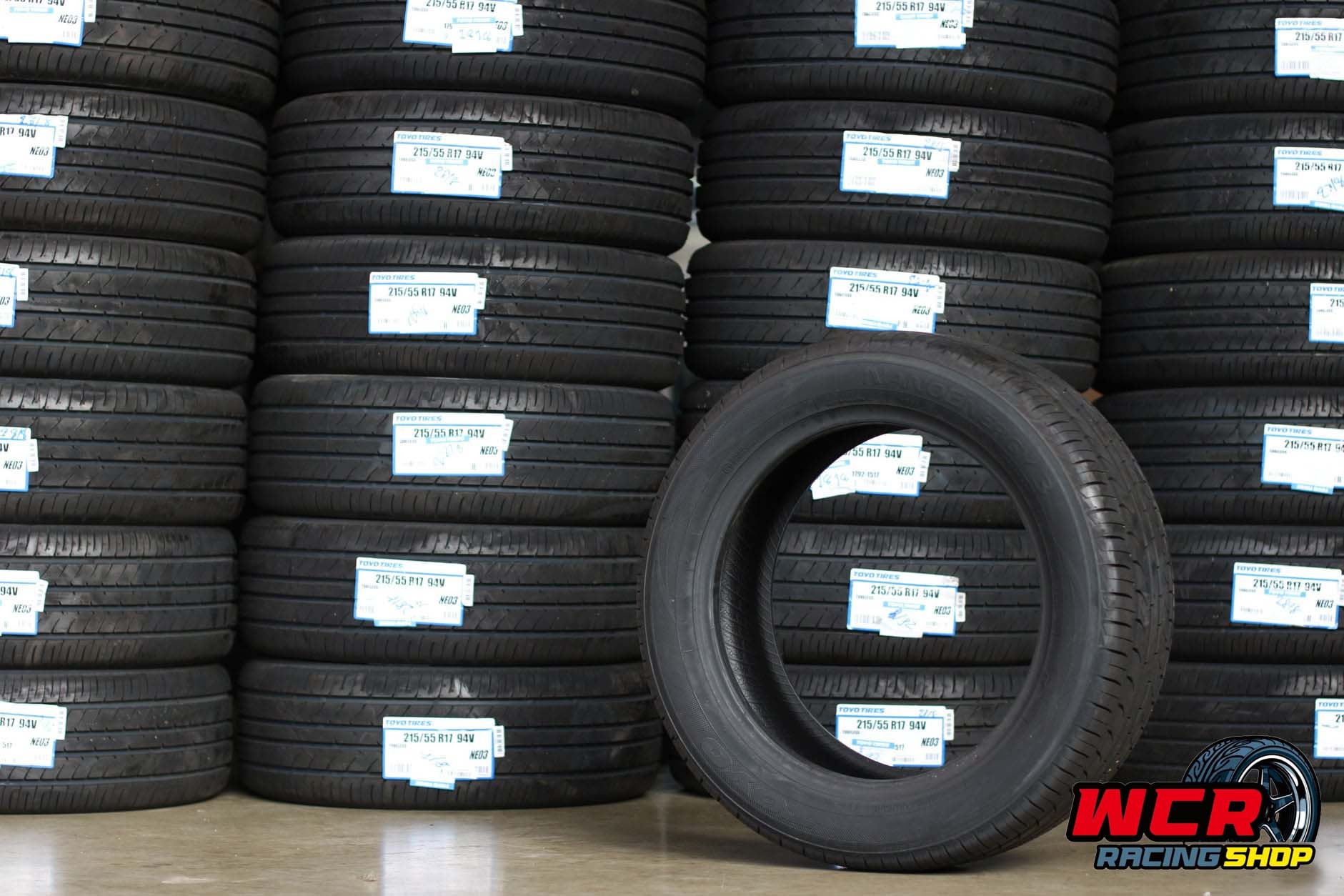 ยางใหม่ค้างปี TOYO NEO3 215-55-17 ML ปี 18