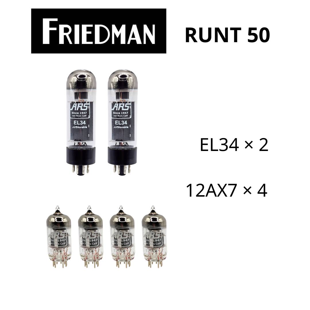 ARS ELECTRONICS I VACUUM TUBE I ชุดหลอด PREAMP / POWER AMP ตรงรุ่น FRIEDMAN RUNT 50