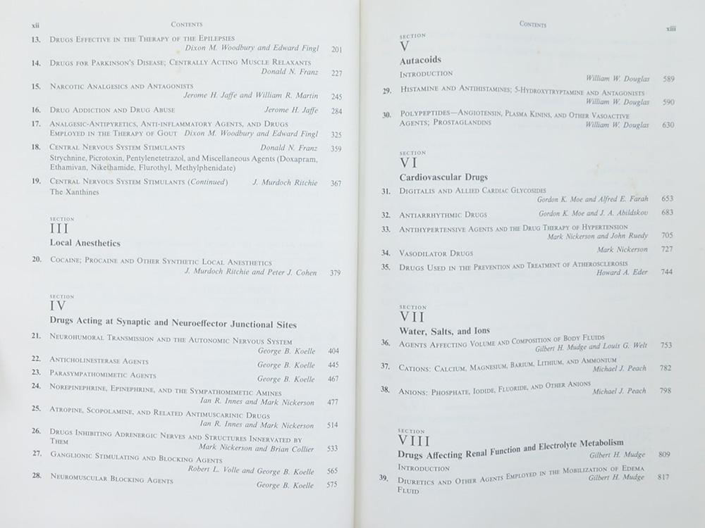 The Pharmacological Basis of Therapeutics